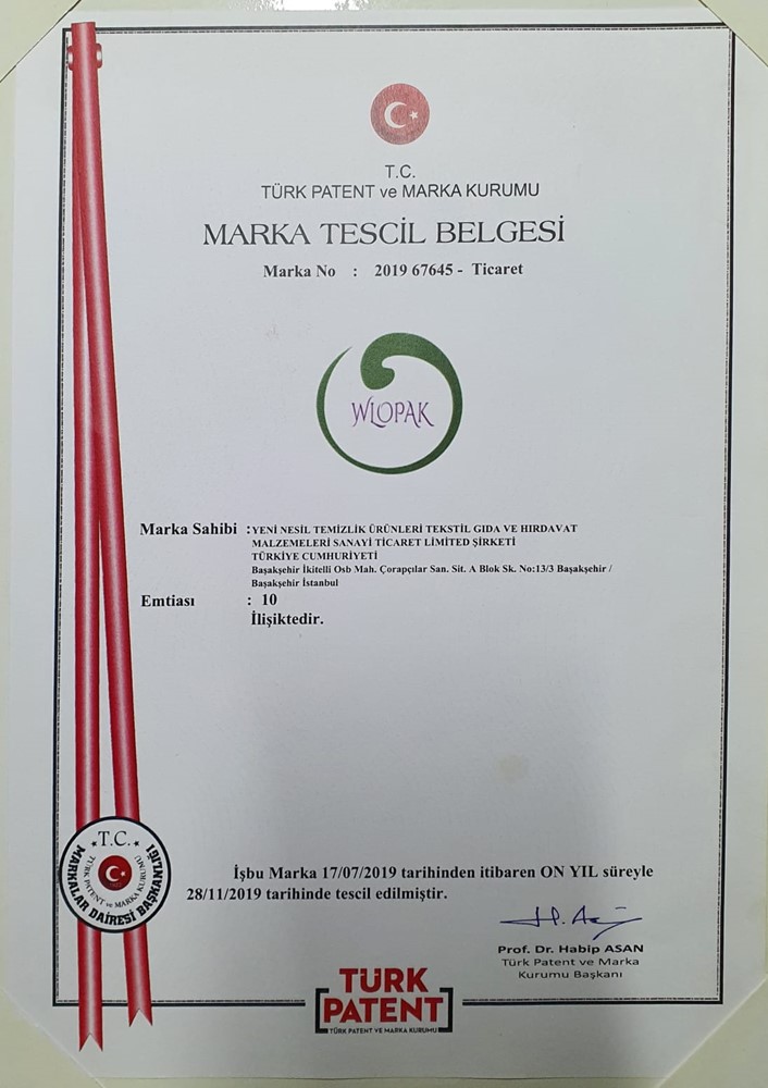 Trademark Registration Certificate